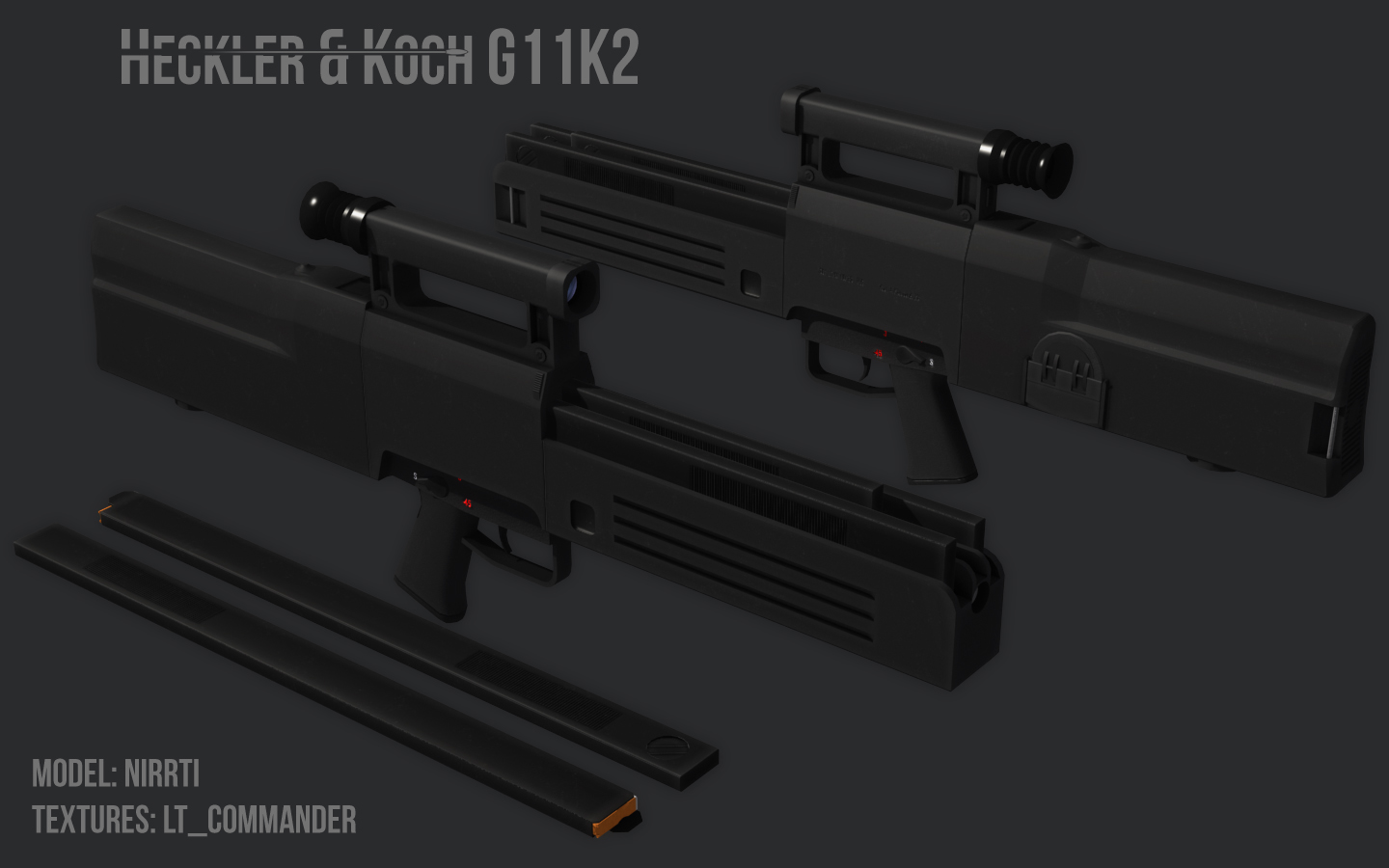 And here’s the finished G11K2 in a pretty render. 